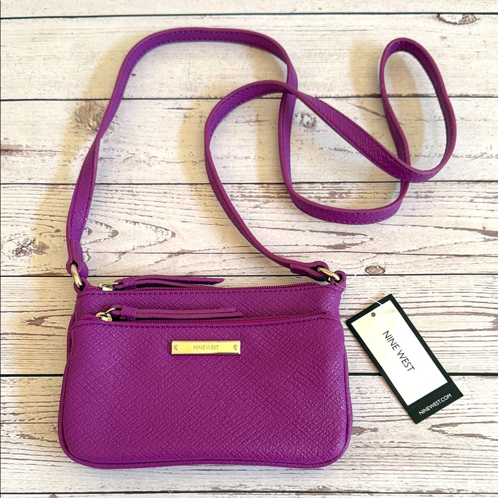 Nine West Mini Crossbody Glitter Mob
